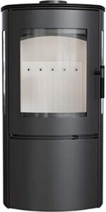 KRATKI AB Poêle à bois en acier – 8 kW, design cylindrique moderne, classe d'efficacité énergétique A - Image 2