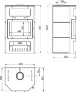 Thermia Bali Max V3 Poêle à bois – 8,5 kW – Poêle exclusif en stéatite – Vitre prismatique – Grande capacité de chauffe (jusqu'à 244 m³) – Compartiment à bois & chauffe-plat intégrés – Économe en énergie – Image 6