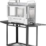 POMOLY Dweller Ultra 3 Poêle de tente en inox – Poêle de camping portable avec socle de rangement