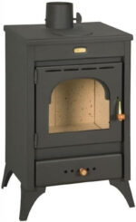 GODINO GROUP Kir Poêle à bois sur pied – 9/12 kW, marron - Image 2