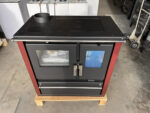 Verso CS Plus Inox Poêle à bois – 7,7 kW – Cuisinière avec four – Rouge bordeaux – Classe d'efficacité énergétique A+ – Haut rendement – Chauffage & cuisson autonomes – Image 8