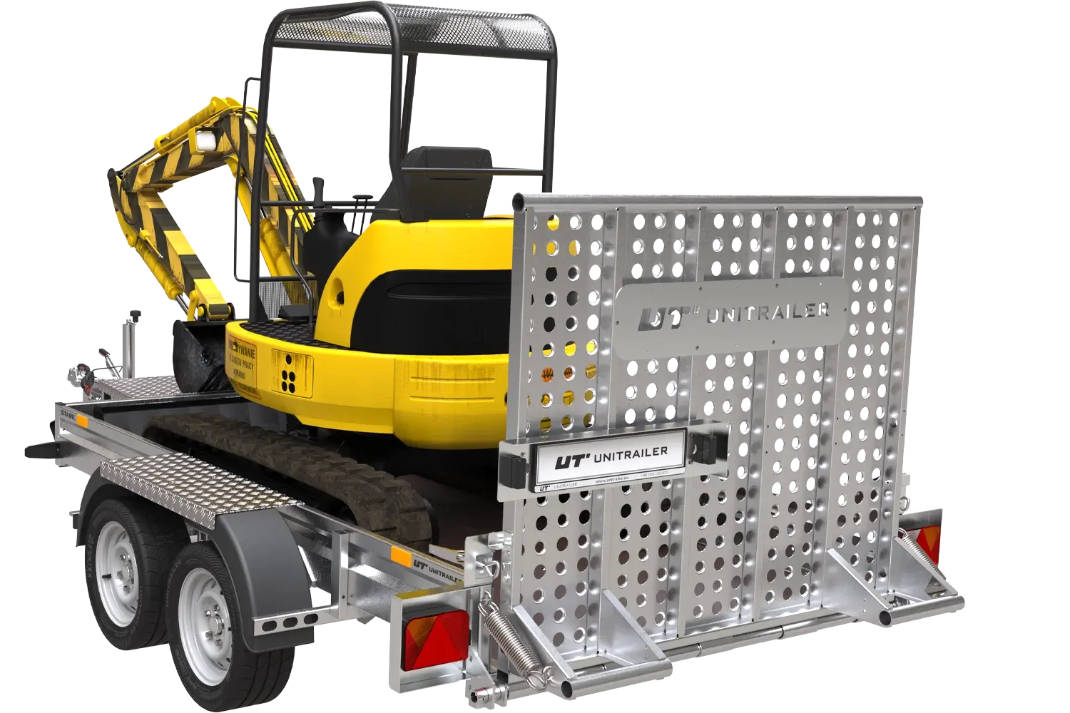 e95.png Remorque lourde à deux essieux 3500 KG STARK 3 300 – Image 1