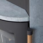 H&M Germany Munich Max Poêle à bois – 8 kW – Poêle à accumulation moderne avec habillage en stéatite – Classe d'efficacité énergétique A+ – Combustion continue – Pour jusqu'à 200 m² – Image 3