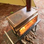 POMOLY Dweller Ultra 3 Poêle de tente en inox – Poêle de camping portable avec socle de rangement - Image 9