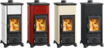 La Nordica Emiliana Poêle à bois sur pied – 6,5 kW, majolique blanche - Image 8