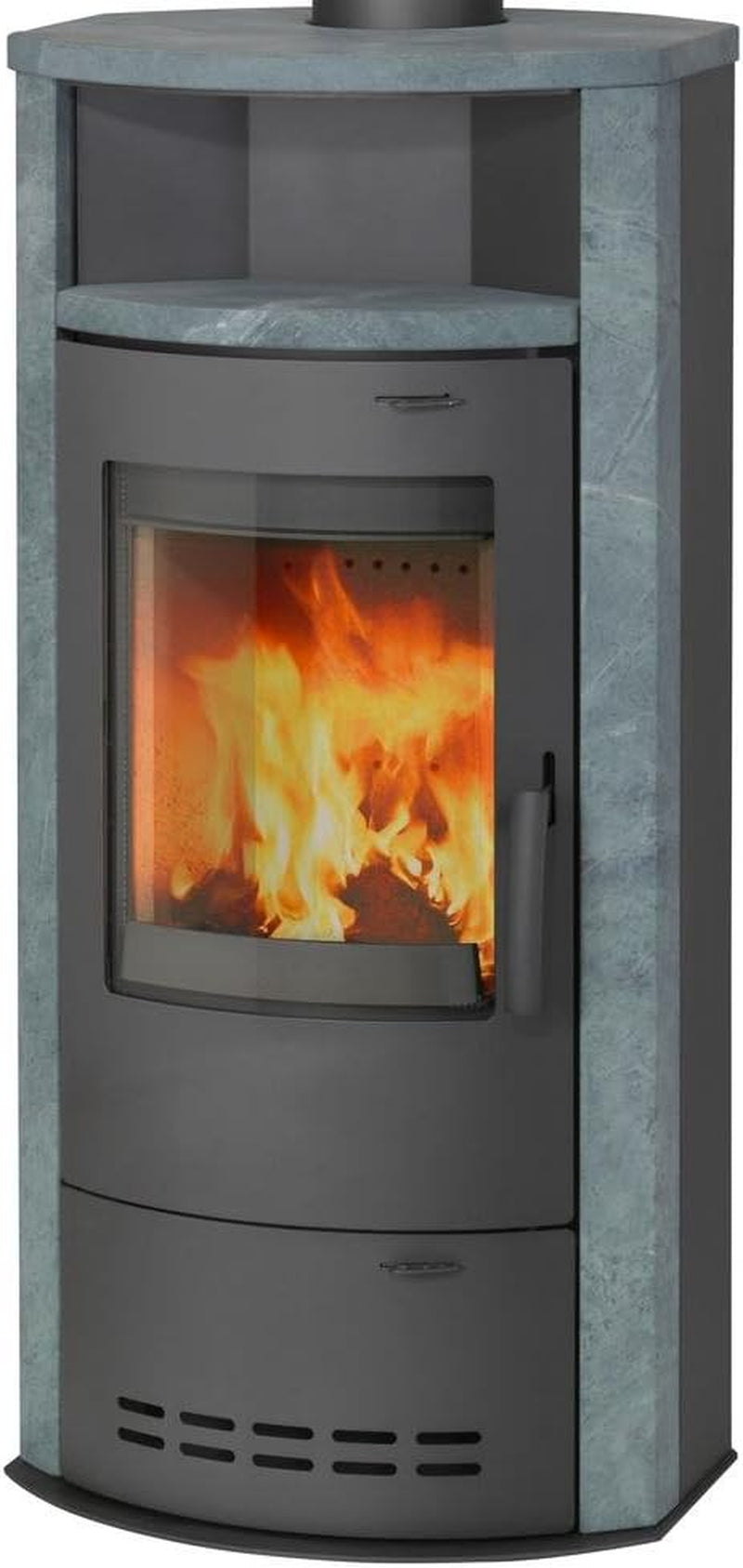 fb485ecb25db87b775eb6d8a7e3f7104.jpg Thermia Hamburg V4 Poêle à bois – 7 kW – Poêle à accumulation moderne avec habillage en pierre naturelle – Chauffage efficace jusqu'à 300 m³ – Design compact et intemporel - Image 1