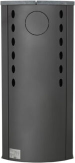 Thermia Hamburg V4 Poêle à bois – 7 kW – Poêle à accumulation moderne avec habillage en pierre naturelle – Chauffage efficace jusqu'à 300 m³ – Design compact et intemporel - Image 4
