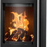 Justus Faro W+ 2.0 Poêle bois & charbon – 7 kW, acier noir avec plaque supérieure en stéatite
